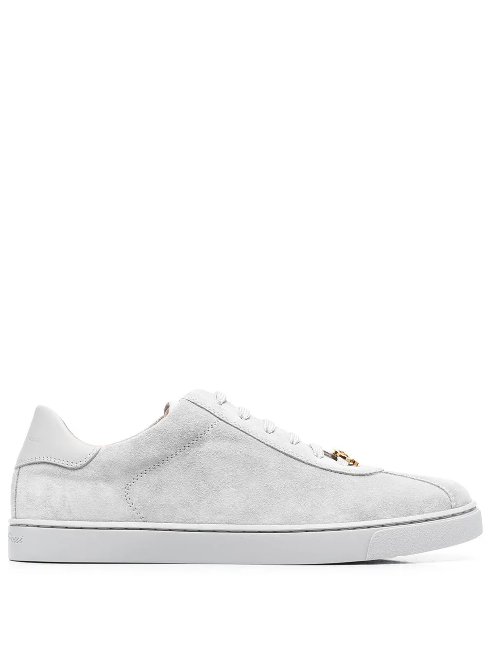 

Gianvito Rossi tenis bajos con agujetas - Gris