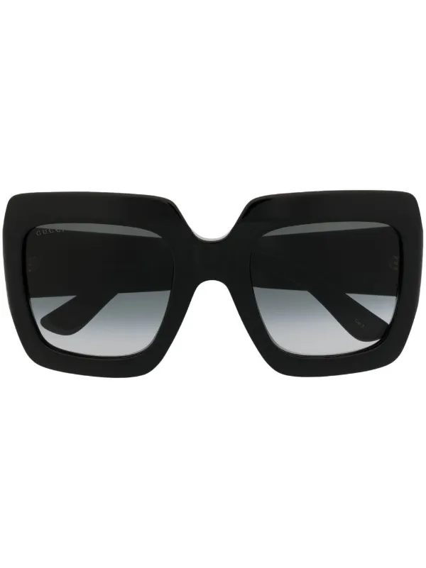 Gucci Eyewear GG Oversized Sunglasses Black FARFETCH AE