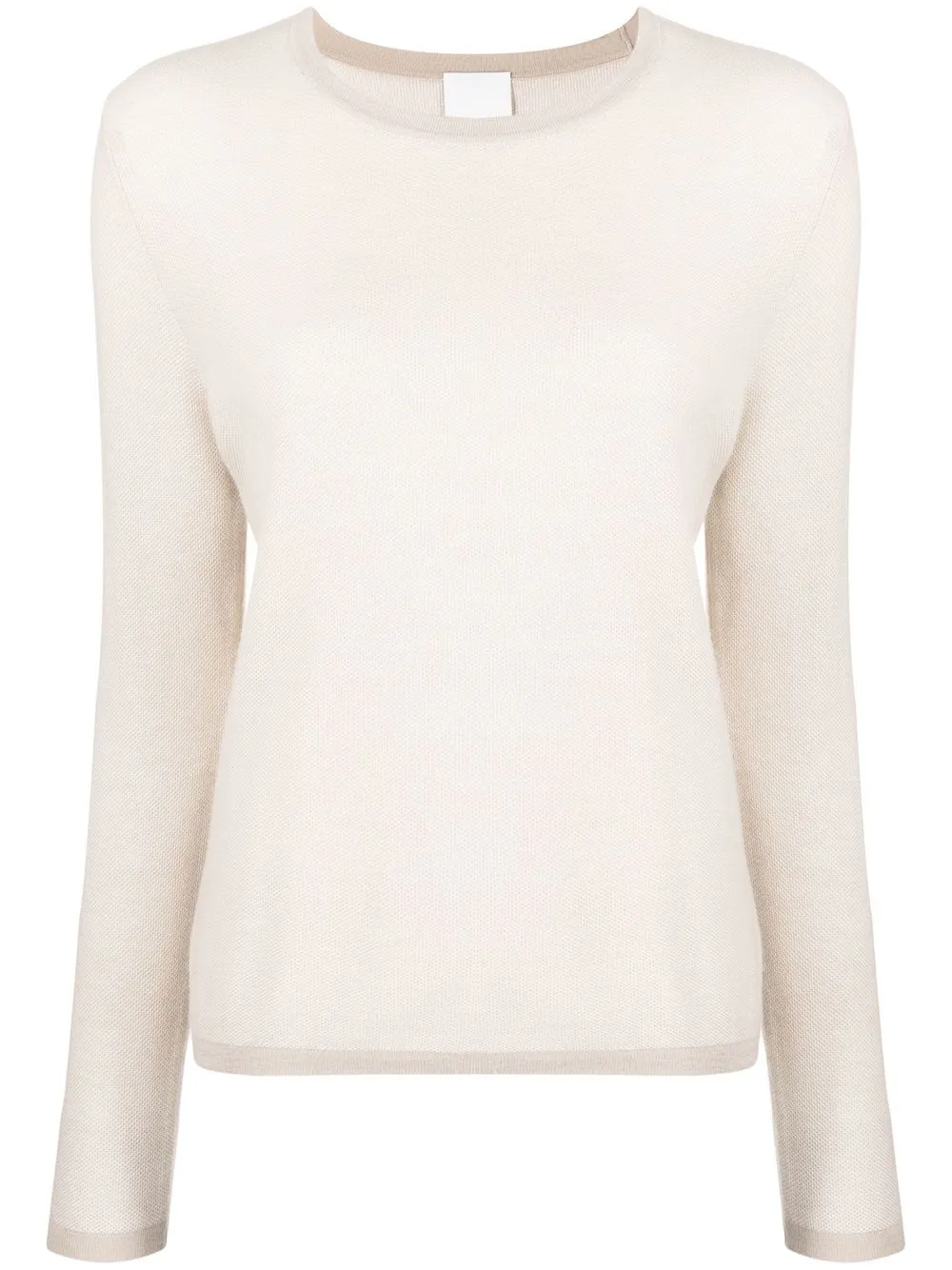 

Allude suéter tejido con cuello redondo - Neutro