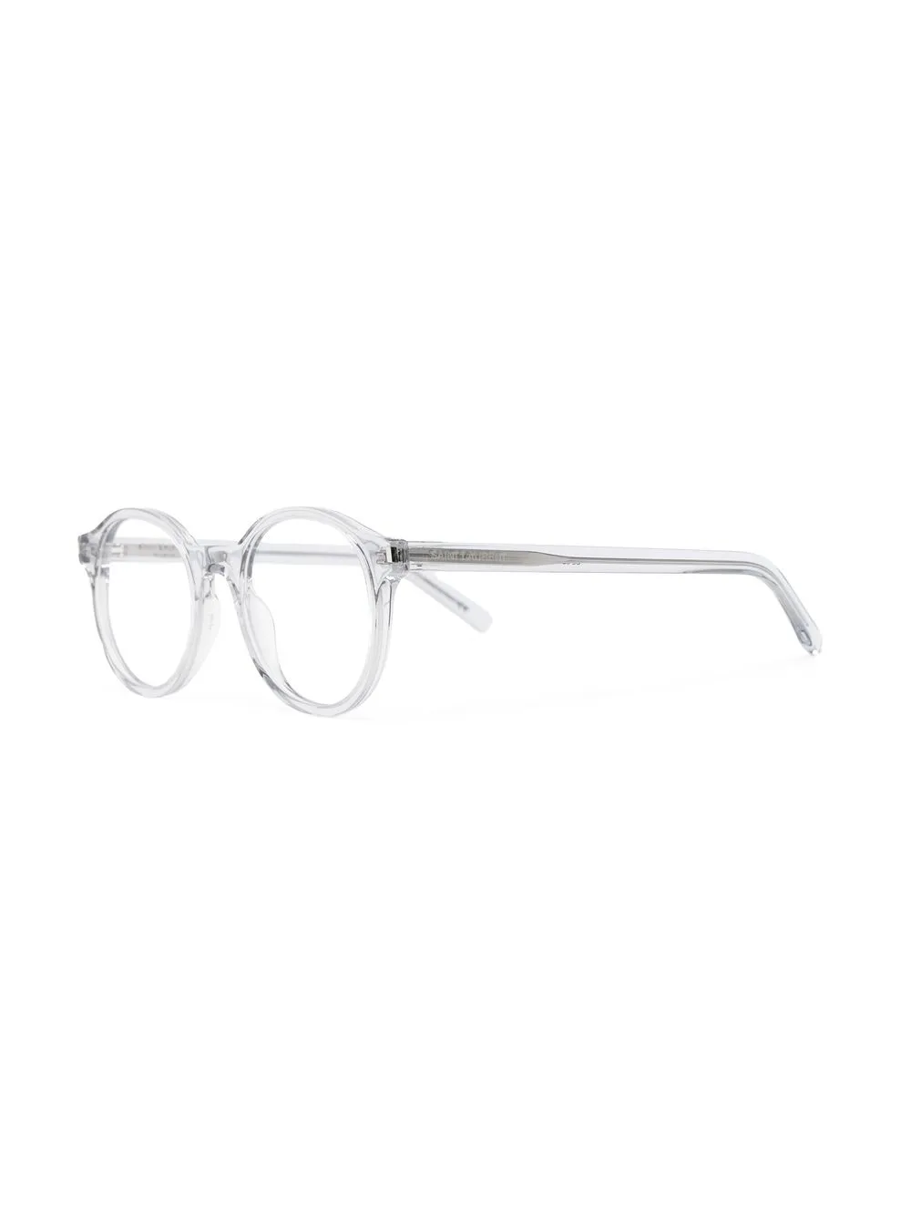 Saint Laurent Eyewear Bril met rond montuur Grijs