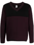 GR10K v-neck knit jumper - Purple