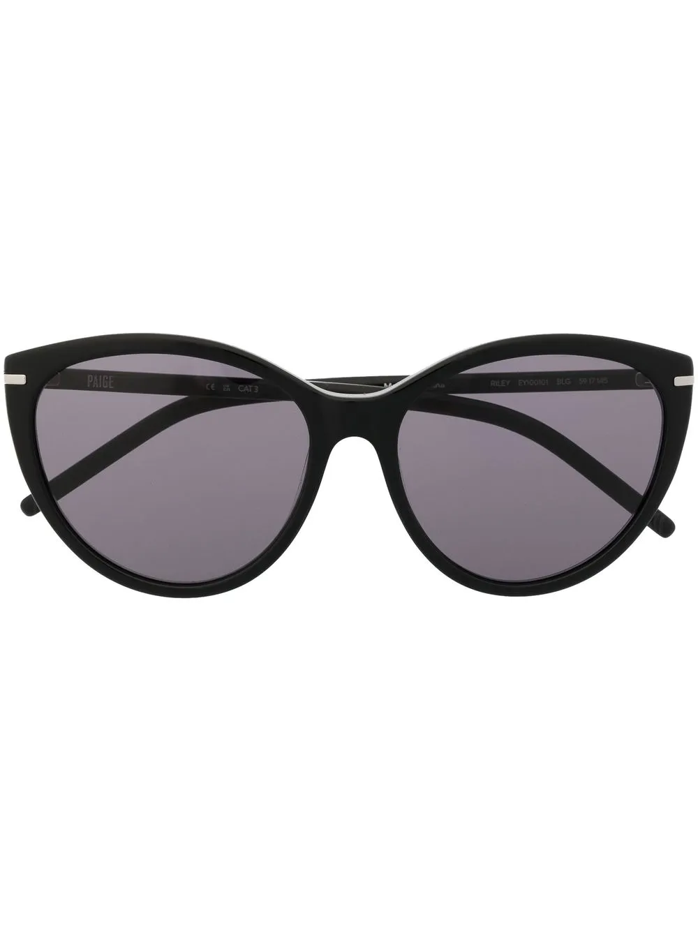 PAIGE engraved-logo round-frame Sunglasses - Farfetch