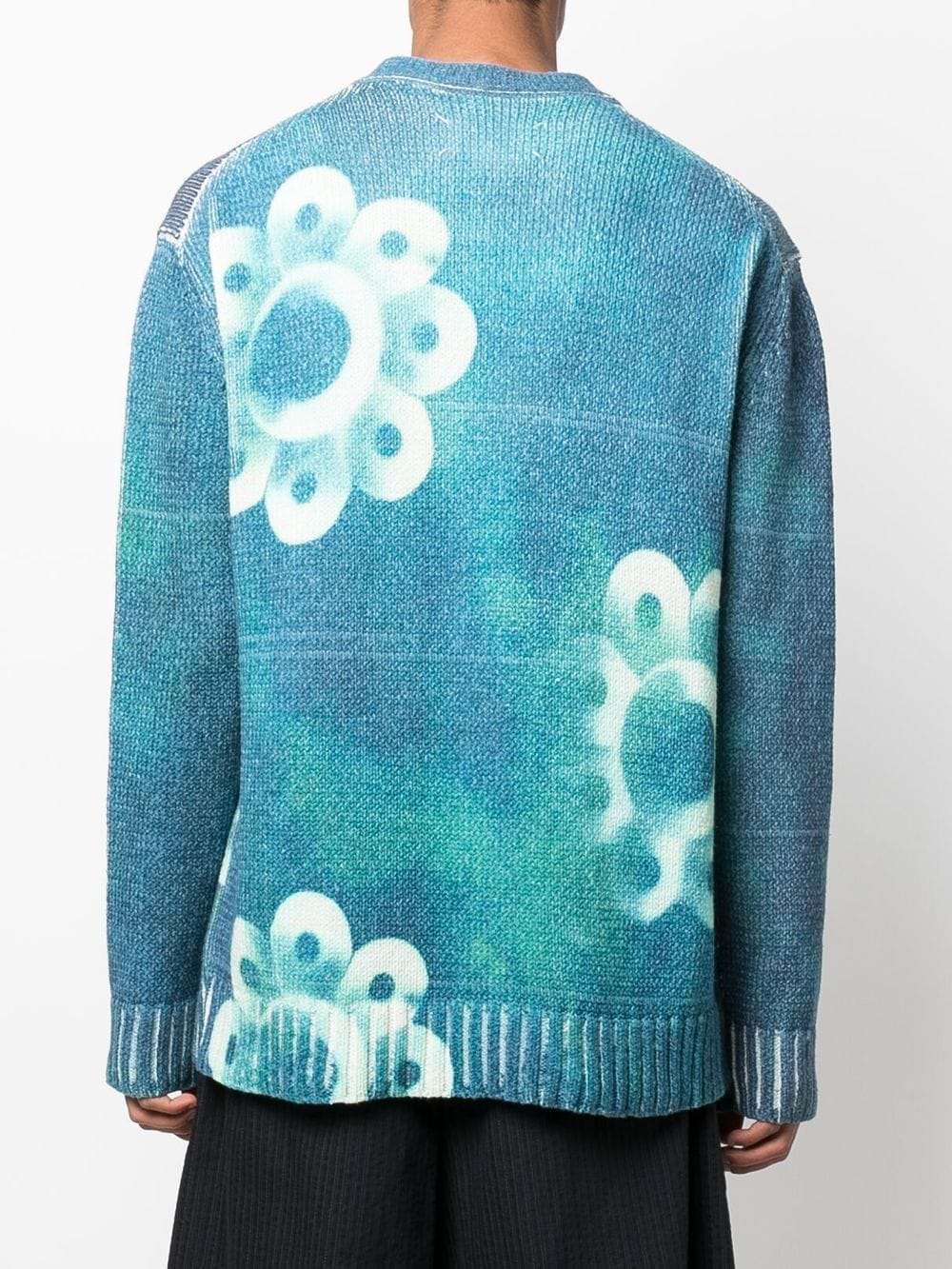 Maison Margiela floral-print Knit Cardigan - Farfetch