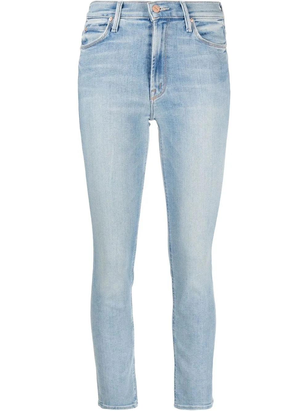 

MOTHER mid-rise straight-leg jeans - Blue