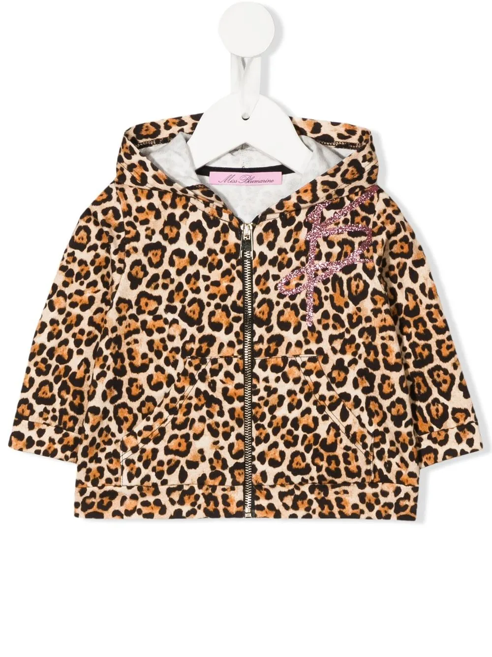 

Miss Blumarine hoodie con estampado de leopardo - Neutro