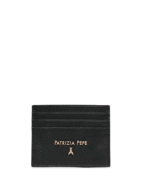 Patrizia Pepe Fly logo-plaque card holder