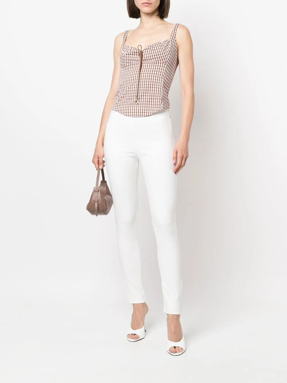 patriziapepe Patrizia Pepe Slim-fit broek - Wit