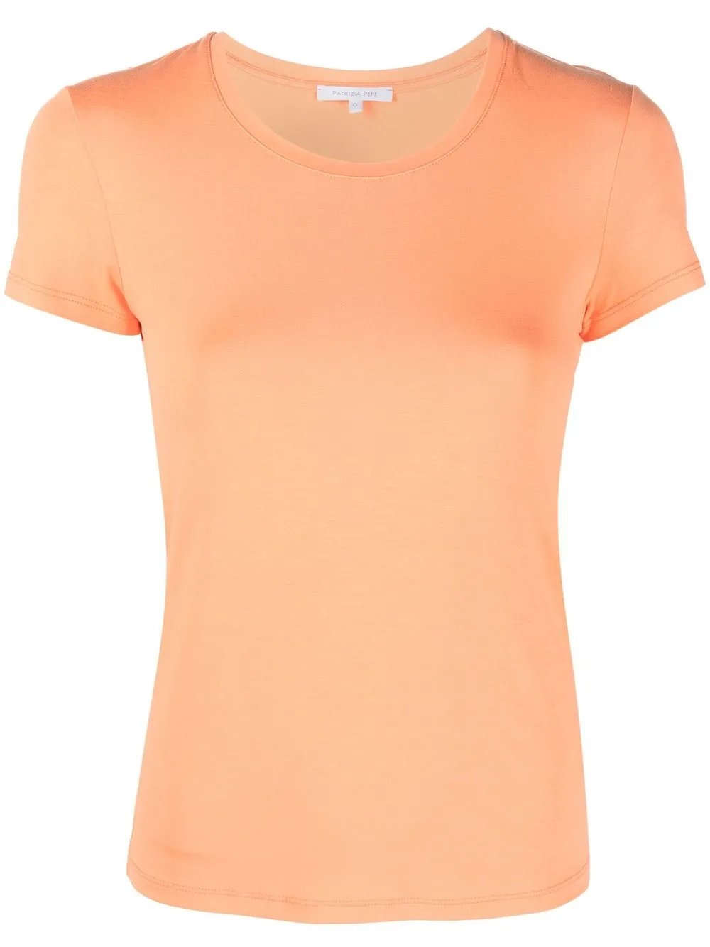 

Patrizia Pepe playera con cuello redondo - Naranja