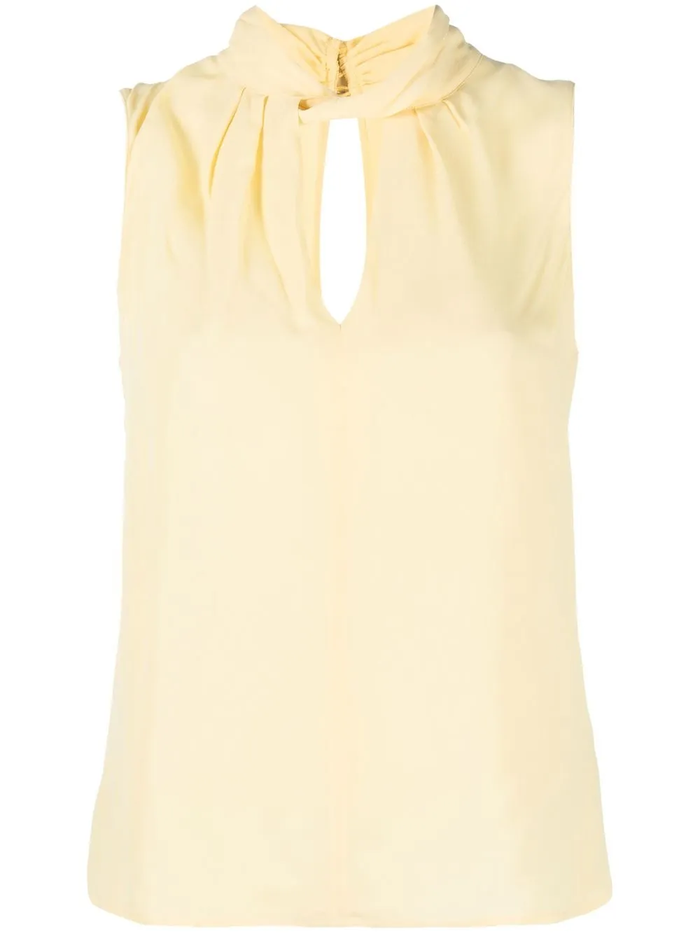 

Patrizia Pepe blusa sin mangas con cuello retorcido - Amarillo