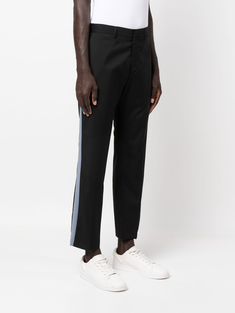 Shop Low Brand Straight-leg Trousers In Schwarz