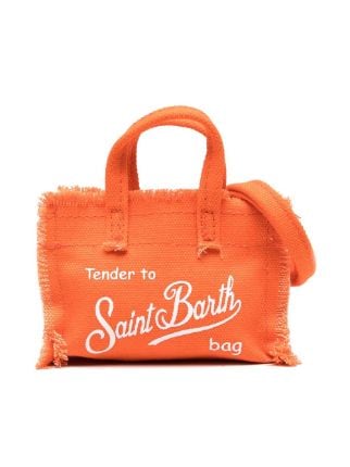 MC2 Saint Barth Kids logo-print Canvas Beach Bag - Farfetch