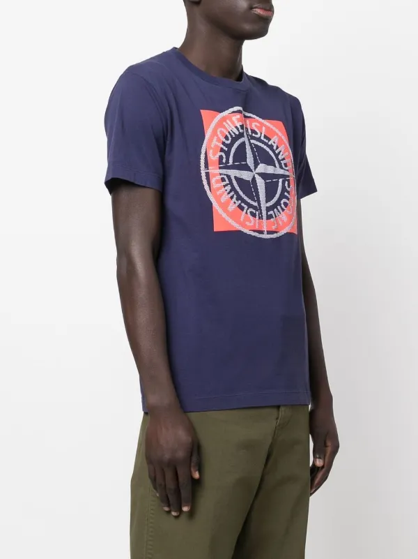 Stone Island Compass logo-print T-shirt 