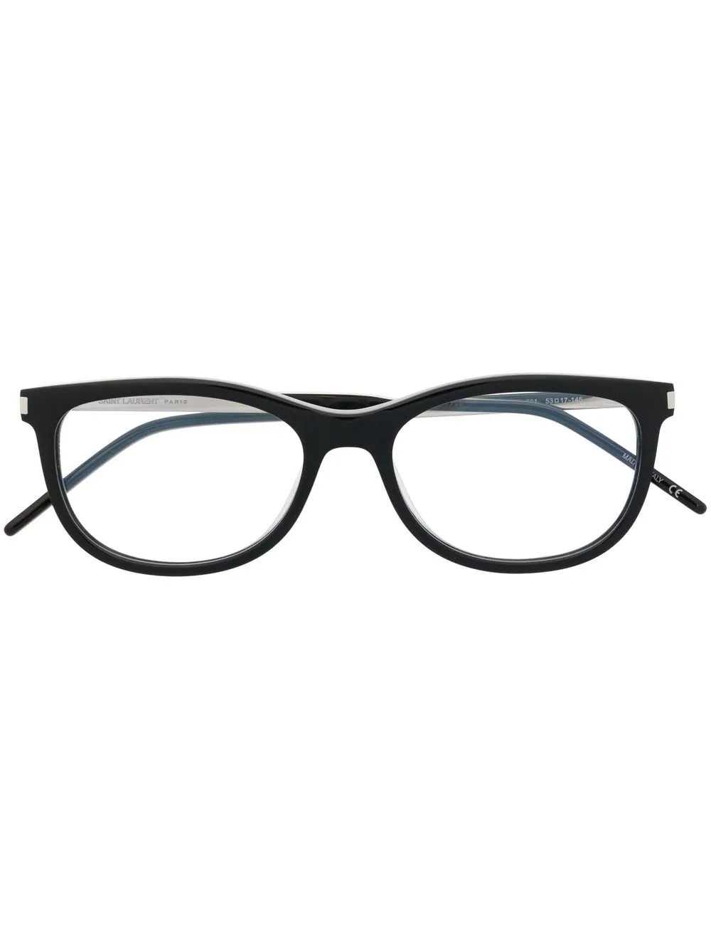 

Saint Laurent Eyewear lentes con armazón wayfarer - Negro