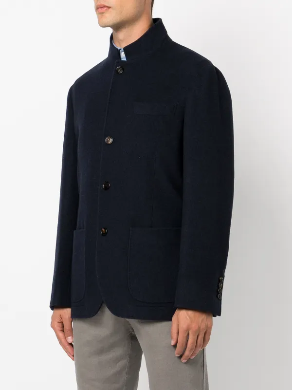 コート BRUNELLO CUCINELLI CLOTH COAT Brunello Cucinelli - Light Gray Wool Top Coat | Mitchell Stores