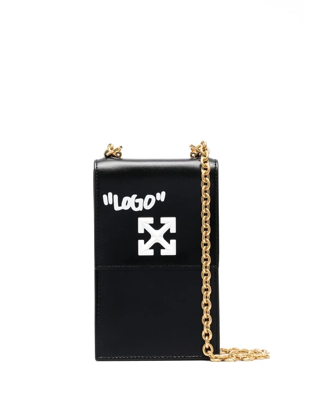 

Off-White cartera rectangular con motivo Arrows - Negro