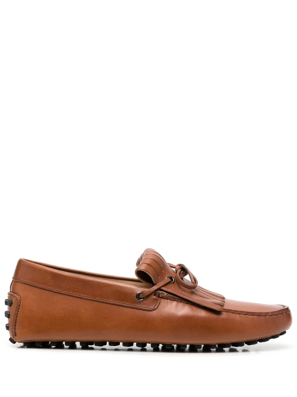 

Tod's fringe detail loafers - Brown