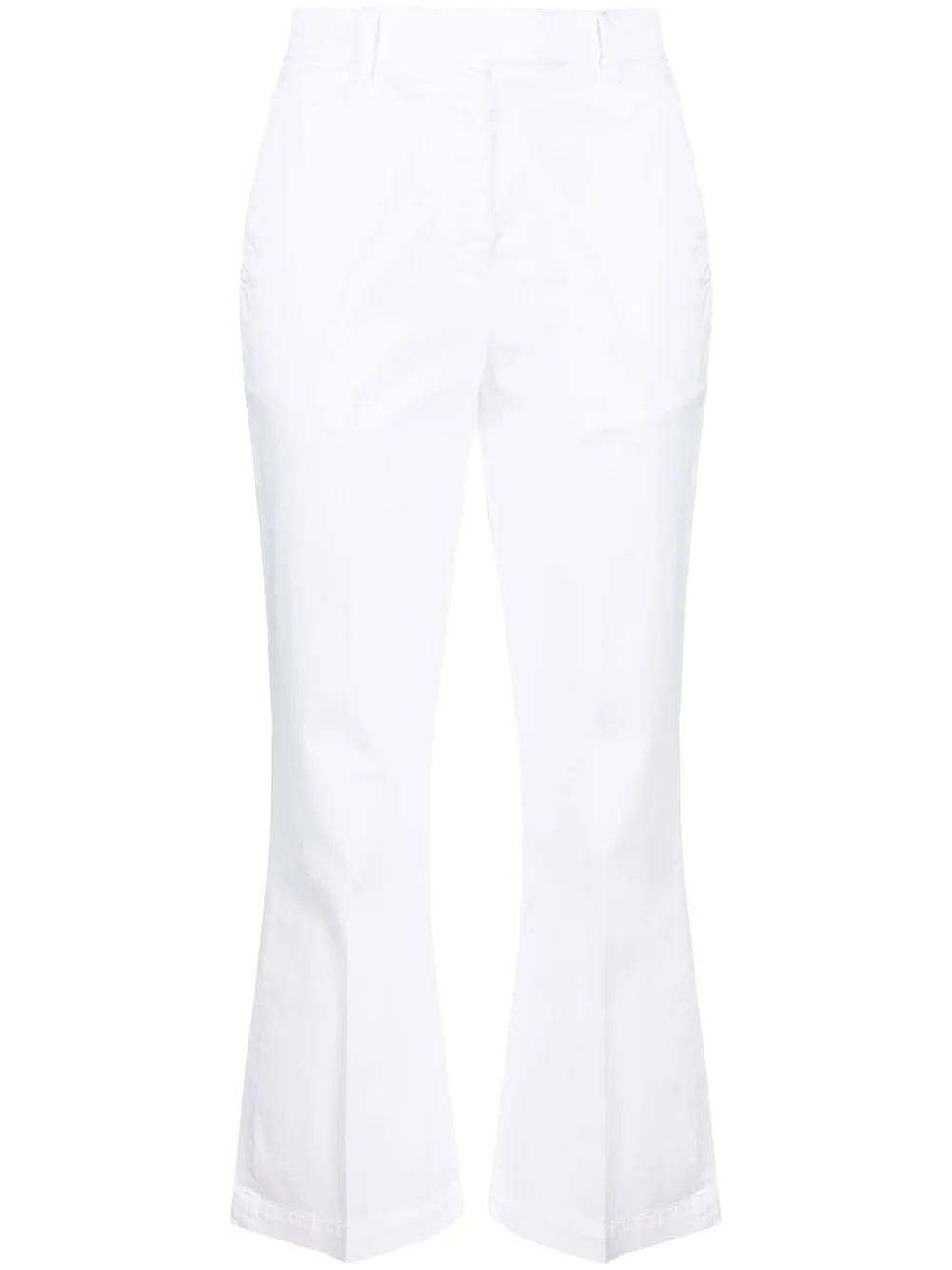 

Jacob Cohen pantalones acampanados con logo bordado - Blanco