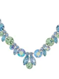 Susan Caplan Vintage 1970s Weiss iridescent stones necklace - Silver