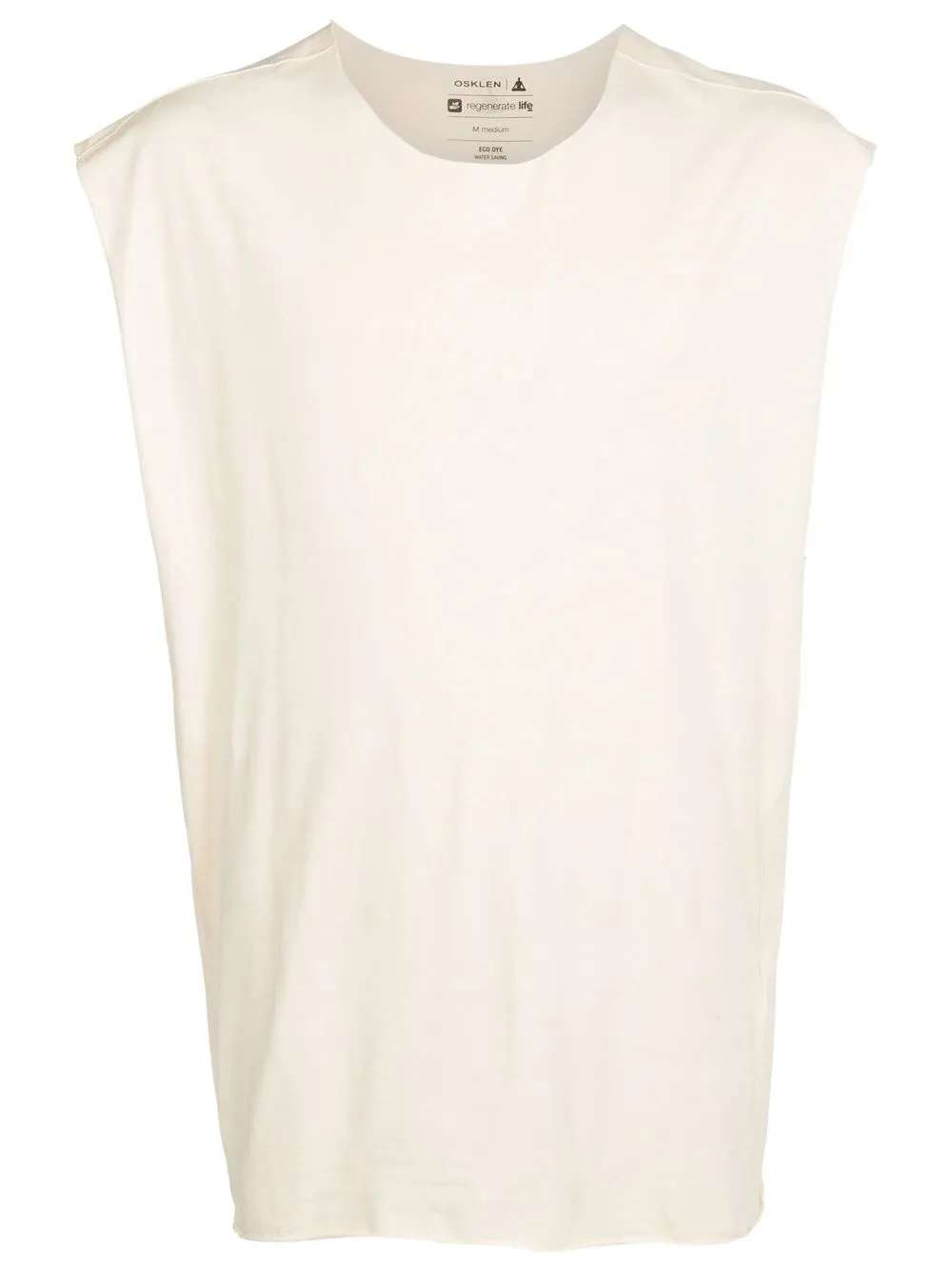 

Osklen sleeveless cotton T-shirt - Neutrals