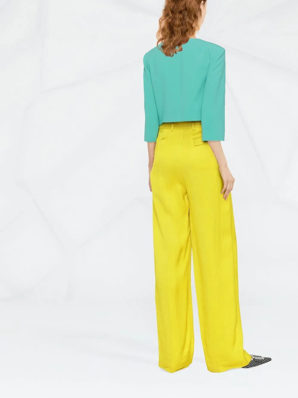  Patrizia Pepe Cropped Jacke   Grün 