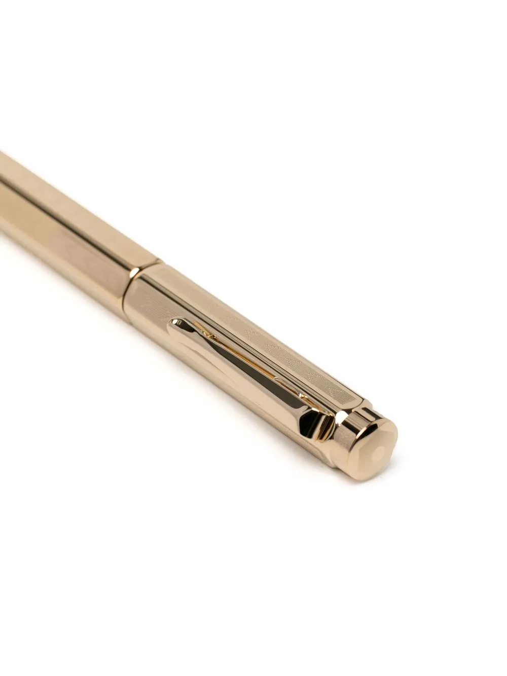  Caran D'ache Kugelschreiber Mit Chevron Gravur   Gold 