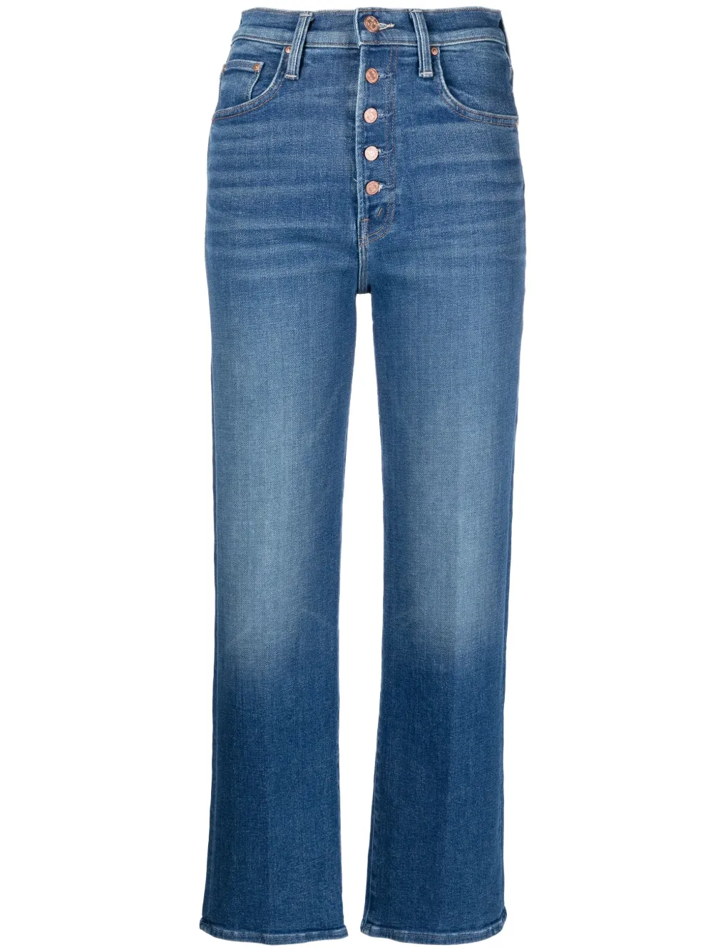 

MOTHER jeans capri The Pixie - Azul