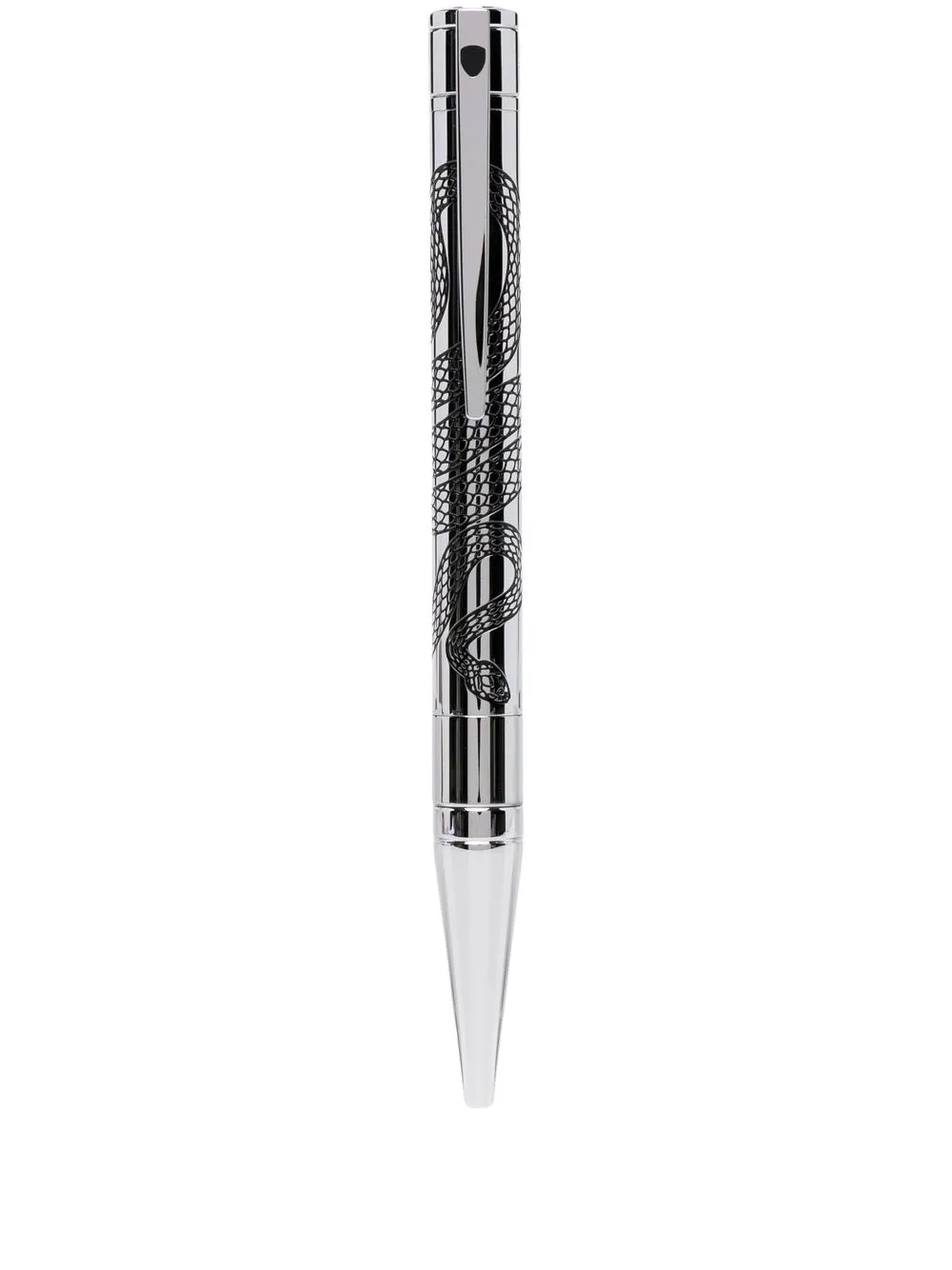 

S.T. Dupont bolígrafo con estampado de serpiente - Plateado