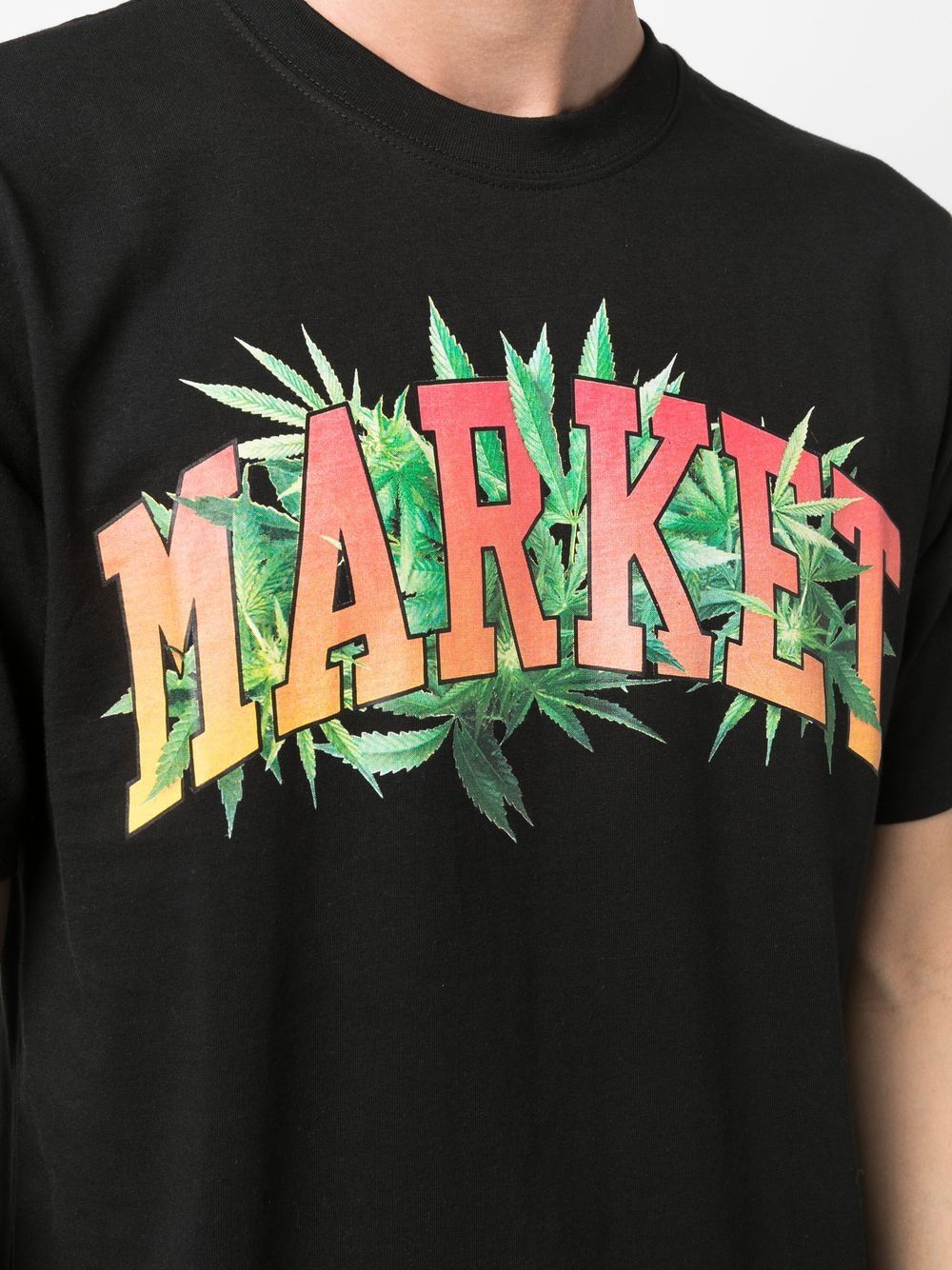 Shop Market Arc Herbal Remedy T-shirt In Black