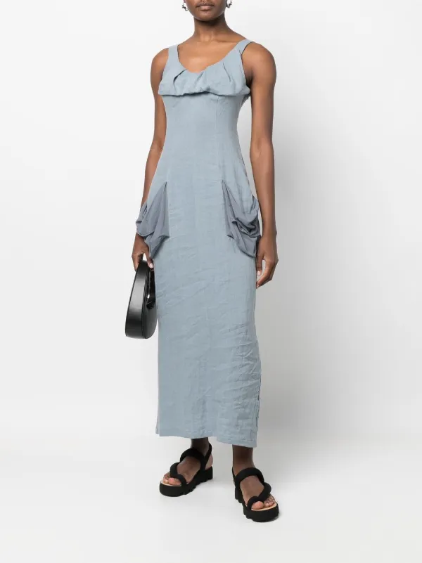 mid length dress with pockets