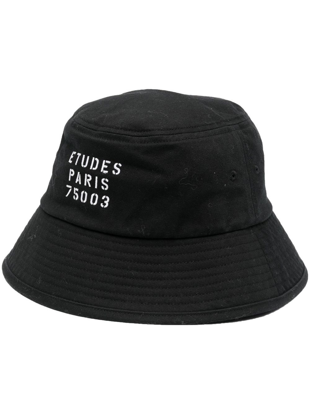 

Etudes gorro de pescador con logo bordado - Negro