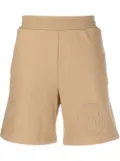 MARKET logo-embroidered cotton track shorts - Brown