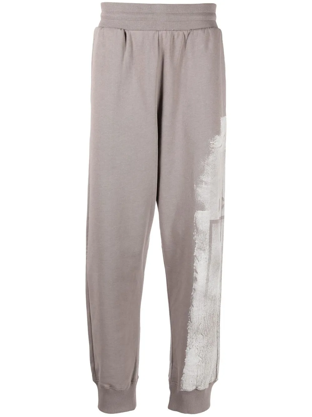 Shop A-cold-wall* Paint-print Sweatpants In Grey