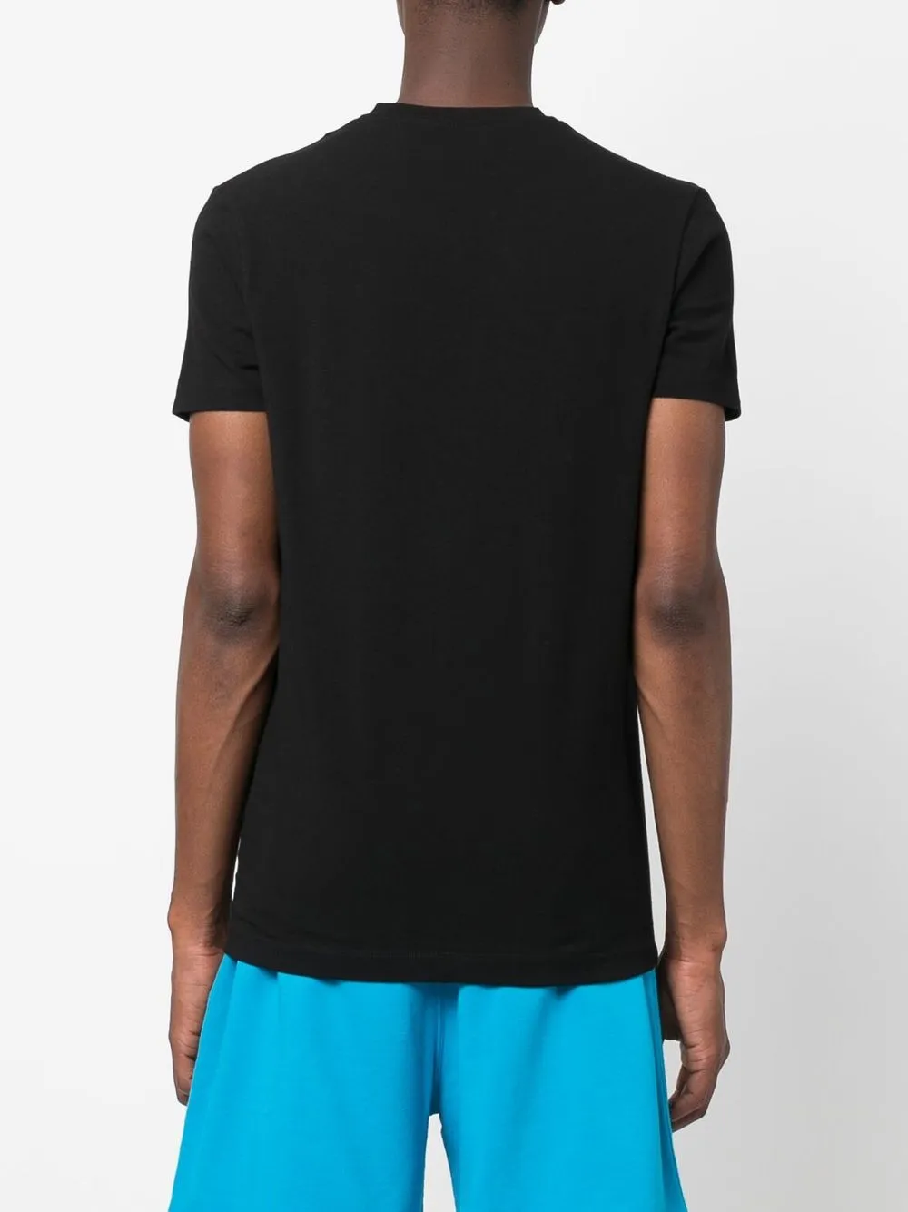 DONDUP T-shirt met V-hals Zwart
