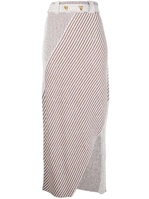 AERON falda midi con tiro alto