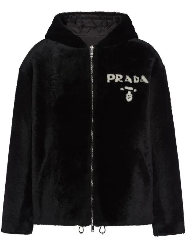 Prada リバーシブル ムートンジャケット - Farfetch