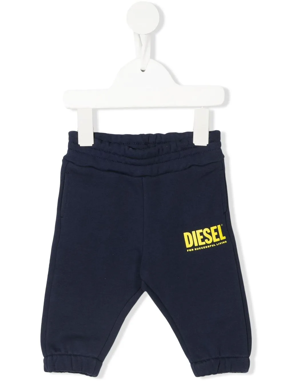 

Diesel Kids pants con logo estampado - Azul