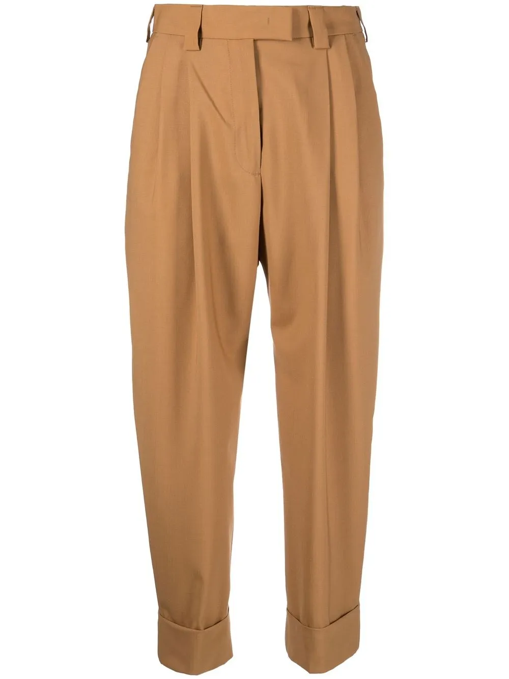 

PT Torino high-rise tapered trousers - Neutrals