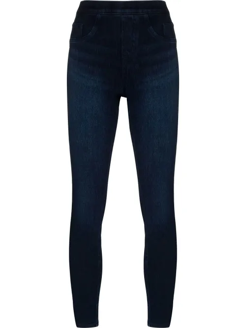 SPANX legging Jean-Ish court - Bleu - SPANX - Modalova