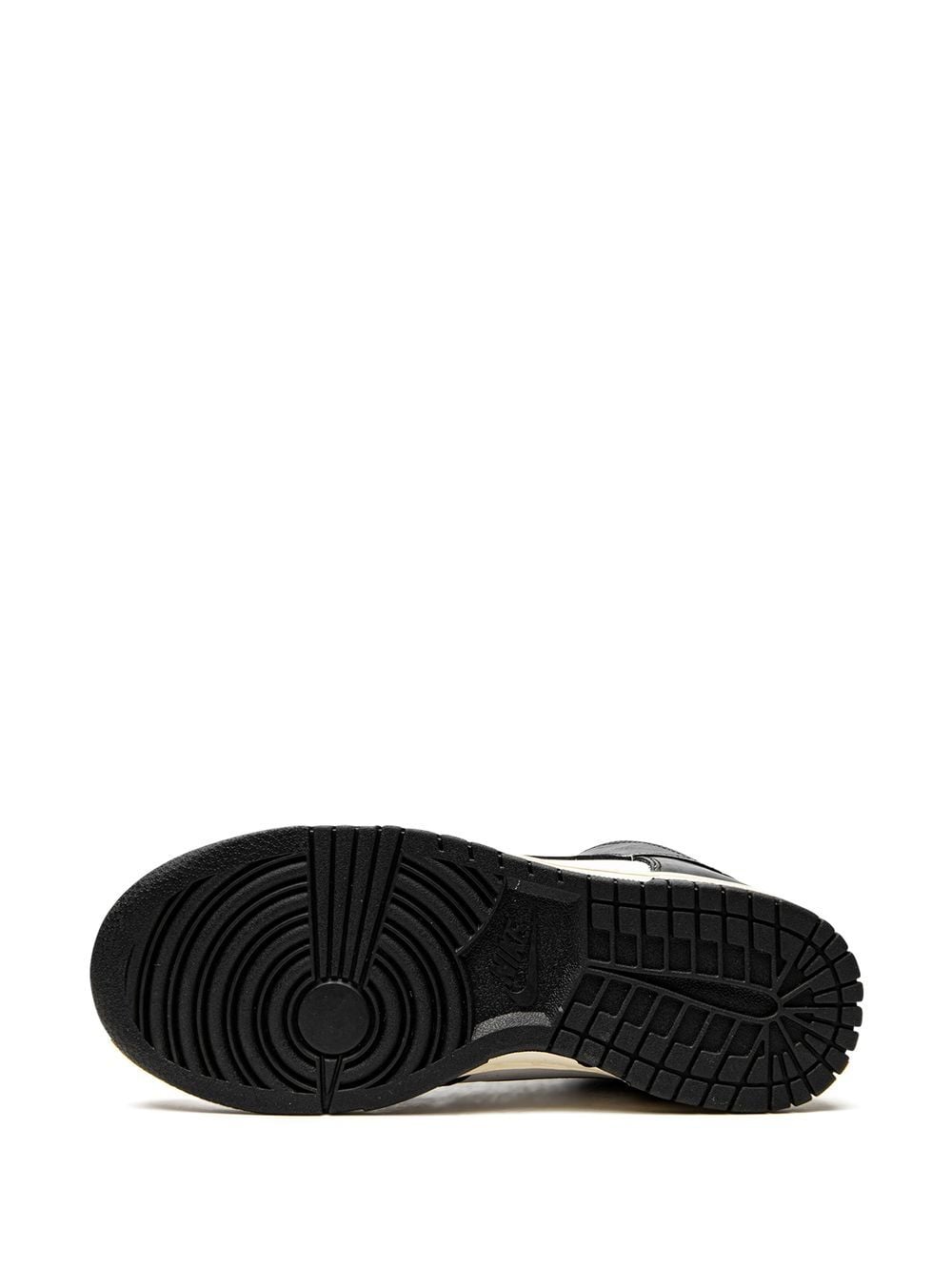 Shop Nike Dunk High "vintage Black" Sneakers In Weiss