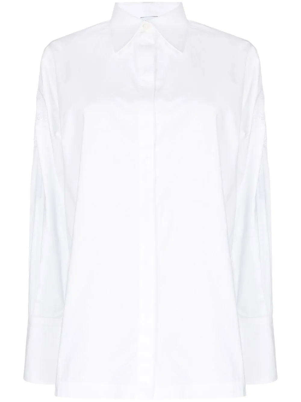 

Patou camisa con detalle de aberturas - Blanco