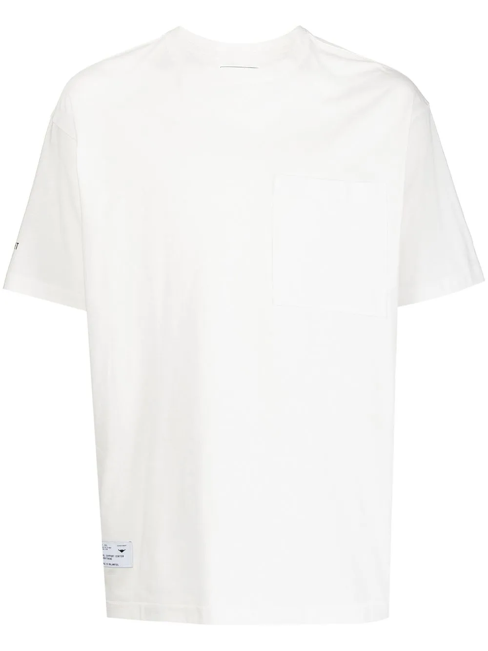 

CHOCOOLATE playera con bolsillo de parche - Blanco