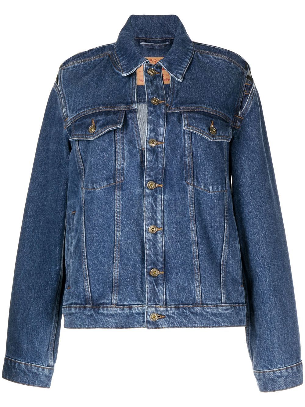 Y/Project cut-out Denim Jacket - Farfetch