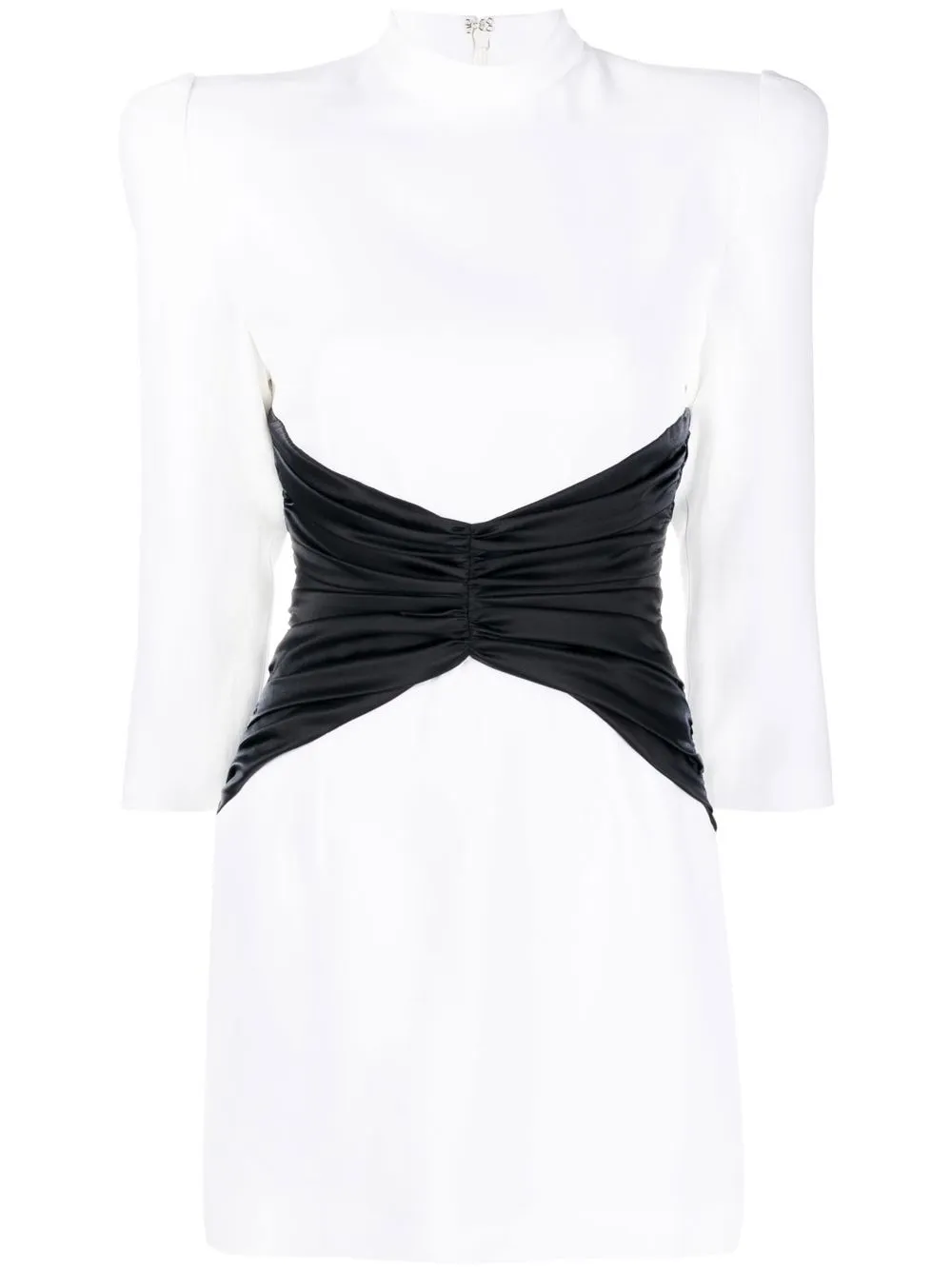 

Andrew Gn corset detail structured dress - White