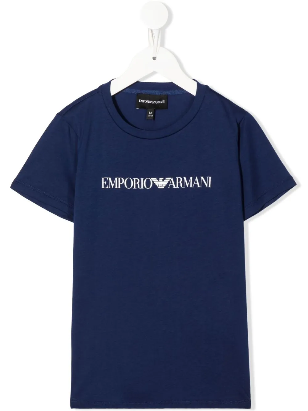 

Emporio Armani Kids playera con logo estampado - Azul