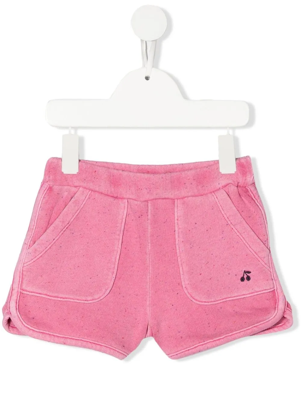 Bonpoint Arial Embroidered-logo Shorts In Pink