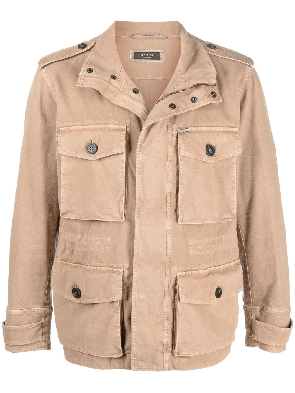 

Peserico zipped high neck jacket - Neutrals