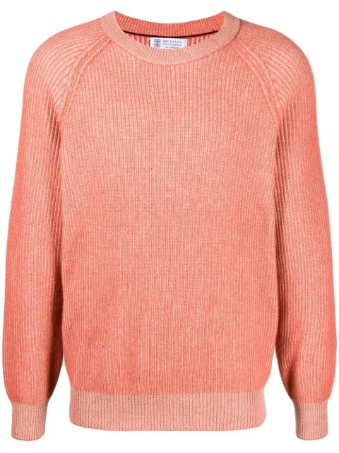 Brunello Cucinelli ribbed-knit cashmere jumper