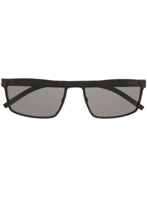 tommy hilfiger 有色镜片长方形镜框太阳眼镜