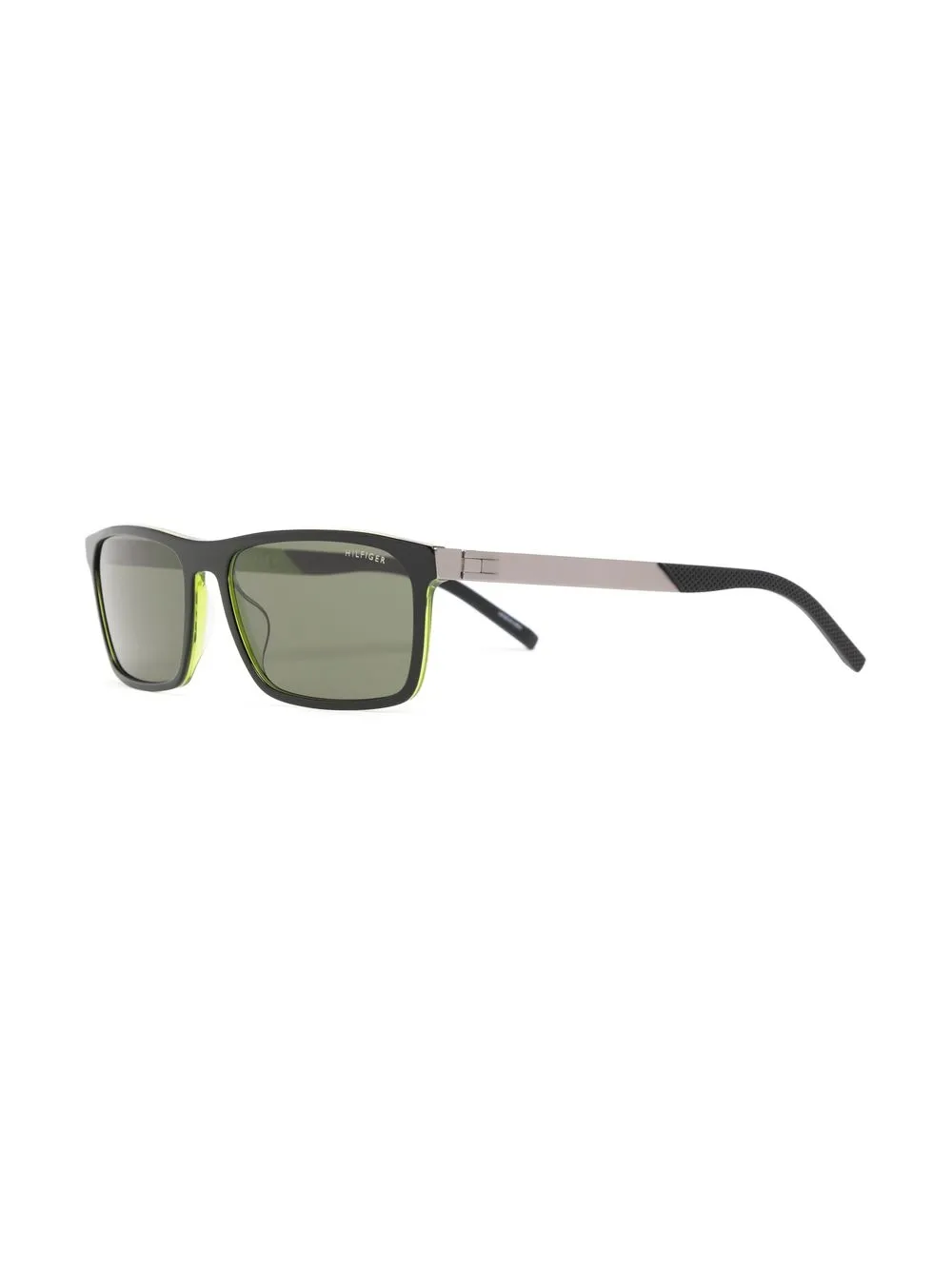 Tommy Hilfiger TH 1779 zonnebril met rechthoekig montuur - Groen