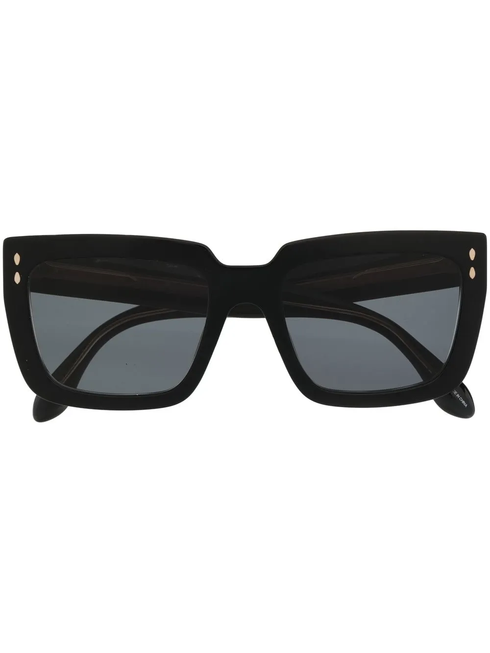 

Isabel Marant Eyewear logo-print square-frame sunglasses - Black
